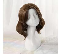 MAOMA Perruque Cosplay Anime，Identity V Bloody Queen Mary Perruque，Short Curly Perruque，avec Filet de Cheveux Gratuit，pour Fête Carnaval Halloween Perruques(Color:Style 1)