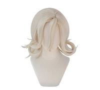 MAOMA Perruque Cosplay Anime,Identity V Bloody Queen Mary Perruque,Short Curly Perruque,avec Filet de Cheveux Gratuit,pour Fête Carnaval Halloween Perruques(Color:Style 3)