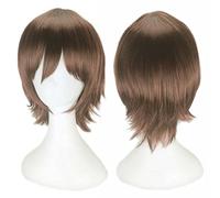 MAOMA Perruque Cosplay Anime,Identity V Mercenary Naib Subedar Perruque,Short Brown Perruque,avec Filet de Cheveux Gratuit,pour Fête Carnaval Halloween Perruques