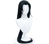 MAOMA Perruque Cosplay Anime,Identity V WU Chang Black Perruque,Long Black Perruque,avec Filet de Cheveux Gratuit,pour Fête Carnaval Halloween Perruques