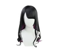 MAOMA Perruque Cosplay Anime，Koinoya Mai Perruque，Black Purple Gradient Long Perruque，avec Filet de Cheveux Gratuit，pour Fête Carnaval Halloween Perruques