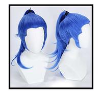 MAOMA Perruque Cosplay pour One Piece Buggy The Clown Cosplay Perruque Anime Perruque Cosplay Wig Homme Femme Cosplay Perruques Déguisements Halloween Blue wig