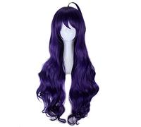 MAOMA Perruque Cosplay,Seraph of The End AsuraMaru Cosplay Anime Perruque,Long Purple Loose Wavy Curly Anime Cosplay Wig,avec Filet de Cheveux Gratuit,pour Fête, Carnaval, Fête, Halloween Perruques