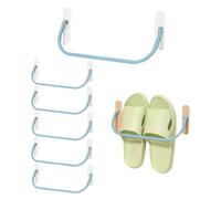 MaoNativey 6 Pièces Étagère Chaussures Murale Suspendre, Porte-Chaussures Pliant pour Bain Entrée, Couloir et Placard