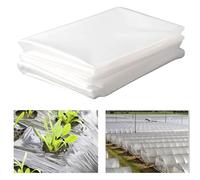 MaoNativey Film polyéthylène, 2 x 3M Bache Plastique Transparente, Bache Serre Tunnel,pour Couvrir Les parterres de légumes, Tunnel pour Maison de tomates