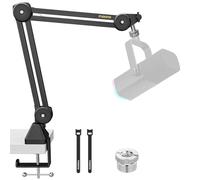 MAONO Bras micro BA37 noir - Support réglable avec adaptateur 3/8 à 5/8 pouces. Compatible Blue Yeti, HyperX QuadCast/SoloCast, Elgato Wave, FIFINE. Idéal podcast, streaming et gaming