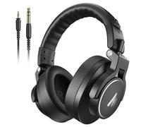 MAONO Casque Audio Filaire Professionnel de Studio avec Câble Détachable de 6,35 mm & 3,5 mm, pour Le Monitoring, Compatible avec Les Microphones, Téléphones, Ordinateurs, Pianos, MH700 Noir