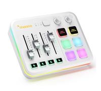 MAONO G3 Mixeur audio en streaming, interface de jeu pour PC, Mac, iPad, iPhone | 4 coussinets sonores personnalisables | Réduction du bruit AI | Logiciel Arena | pour streaming en direct, podcast