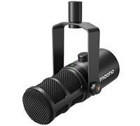 MAONO Micro dynamique, USB/XLR Podcast PC microphone avec logiciel, égaliseur, Tap-to-Mute, régulateur de gain et contrôle du volume, Pour Streaming, Gaming, Enregistrement Vocal(PD400X)