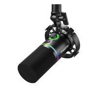 MAONO Micro Dynamique XLR-USB, PC Podcast Microphone avec Logiciel, Mute, Bouton de Gain, Contrôle du Volume, pour Streaming