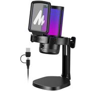MAONO Micro Gaming RGB, Condensateur Microphone Antibruit pour Streaming Podcast Studio, Microphone USB pour PS5/PS4/Mac avec Éclairage RGB Contrôlable, Sourdine à Une Touche, Contrôle du Gain, DGM20