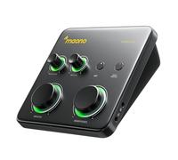 MAONO P1 Interface Audio USB Hybride 70dB Gain | PC/Smartphone/iPad/Guitare | Auto-Gain Loopback Muet ASIO Routage, Pour Podcast Streaming Enregistrement Mobile Création