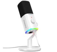 MAONO USB/XLR Micro Gaming pour Streaming, Podcasting et l'enregistrement. Microphone Dynamique avec Double Réduction de Bruit, Contrôle Logiciel et RGB. Compatible PC, PS4/PS5, Consoles de Mixage