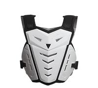 MAOTN Gilet de Protection de Moto, Armure de protéger de Pare Pierre Motocross,Respirante Plastron dorsales Poitrine Moto Protecteur,Ski de Plein air,Tenue Cross de Karting,White,Size