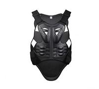MAOTN Protection Dorsale VTT Armure Moto Homme, Gilet de Protection, Pare Pierre Tenue Cross Moto Enduro Racing, Ski Outdoor, Roller, Patinage, Plastron pour Sports équestres,Black,L