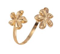 Maouira Bracelet de chaîne de bras avec motifs d'étoiles de poisson/fleurs uniques, brassard ouvert en or pour les fêtes sur la plage à thème marin et les vêtements décontractés, bijoux de mode