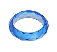Maouira Bracelet en résine Transparente à la Mode, Motifs géométriques à facettes, décoration de Motif élégant pour Les Occasions spéciales, Porter Un Bracelet en Cristaux de résine à facettes