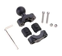 Maouira Support de Tige de rétroviseur pour Moto et Scooter, Rails de caméra, Boule de 1 Pouce, Rotation à 360 degrés, Cadre de Scooter, Support de Base de Boule