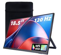 Maovz Grand moniteur portable 18,5 pouces, 1080p FHD IPS pour ordinateur portable, extension d'écran de type C, HDMI, moniteur de voyage pour ordinateur portable/PC/Mac/téléphone/PS/Xbox, Plug & Play
