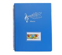 MaoXinTek Dossier de rangement pour partitions de musique Format A4 40 pochettes G Clef, Sac de rangement pour documents de stockage de papier de chanson pour musiciens