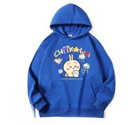 MAOXITCATY Sweat à Capuche animé pour Enfants d'automne, Nouvelle arrivée, Hauts Amples pour garçons et Filles, Sweat-Shirts Mignons à Capuche,Bleu,110cm