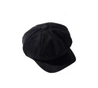MAOZIm Béret Automne et Hiver Art béret Casquette octogonale en Velours côtelé Femme Simple Chapeau Gavroche Peintre