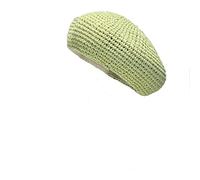 MAOZIm Béret d'été à section fine tressée pour femme, chapeau d'extérieur respirant et décontracté