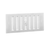 Map Grille d'aération réglable avec Protection Anti-moustiquaire, 152 mm x 76 mm, Blanc