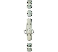 Crémone en applique avec anneau pour fenêtre bois - acier zingué MAP MASSARD