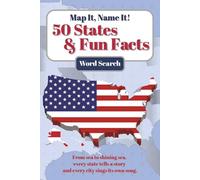 Map It, Name It! 50 States & Fun Facts: Easy to Read Word Puzzles Print about U.S. States, Historical Figures, State Nicknames, and More | 6x9 inches, ... Perfect for Travels, Holidays, and Downtimes