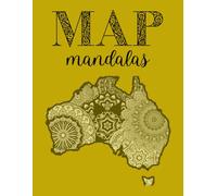 Map Mandalas Coloring Book for Teens and Adults: 30+ Relaxing and Creative Map-Inspired Mandalas to Color for Stress Relief and Mindful Moments | Travel the World with Every Page