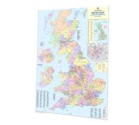 Map Marketing Réf BIC Carte du Royaume-Uni 12,5 Miles/inch 830 x 1200 mm