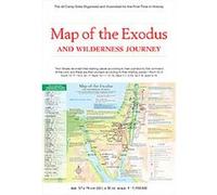 Map of the Exodus and Wilderness Journey