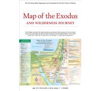 Map of the Exodus and Wilderness Journey