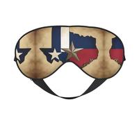Map01 Drapeau de l'État du Texas pour les yeux Design mis à jour Bloque la lumière pour homme et femme