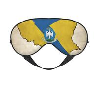 Map02 Masque de sommeil léger respirant avec motif drapeau du Rwanda pour voyage, yoga, aventures en plein air