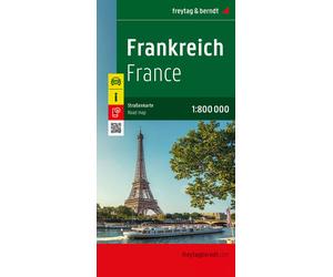 Mapa Francja 1:800 000 Freytag&berndt