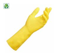 Mapa Gants chimiques Vital 124 – Latex naturel Jaune Taille 9 – Lot de 10