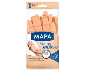 Mapa - Gants de Ménage Mains Sensibles - Taille 6/S