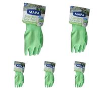MAPA - Garden Confort - Gant de Jardinage en Latex naturel - Intérieur Bambou et Coton - Doux et absorbant - 1 paire - Taille M (Lot de 5)