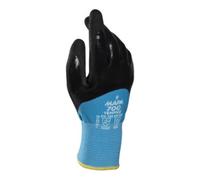 MAPA Professional TempIce 700 Gants en nitrile pour temps froid extrême Protection contre le froid -10 °C Utilisés dans les autorités locales / logistique Noir/bleu Taille 8 (1 paire) Gants de protection contre le froid