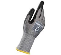 MAPA Professional KRYTECH 615 - Gants de protection haute coupe, ces gants flexibles pour écran tactile donnent une grande compétence utilisé dans plusieurs industries, noir/gris, taille 10 (1 paire)