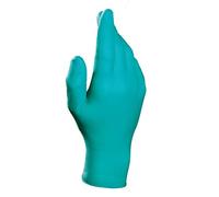 MAPA Professional SOLO 977 Boîte de 100 gants jetables avec protection chimique, utilisés comme gants médicaux et dans l'industrie cosmétique/chimique, vert, taille 9