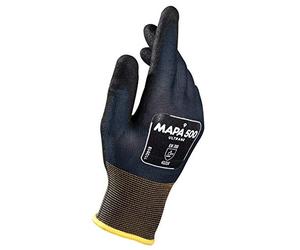 Mapa Professional Ultrane prise en main et Proof Gants de taille 6 - Large, Bleu foncé/noir (lot de 2)