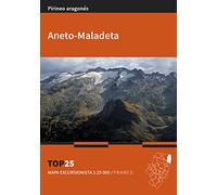 Mapa Top 25 Aneto-Maladeta