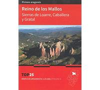MAPA TOP 25 REINO DE LOS MALLOS: SIERRAS DE LOARRE, CABALLERA Y GRATAL