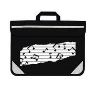 Mapac : Sacoche De Musique Duo - Notes De Musique (Noire)
