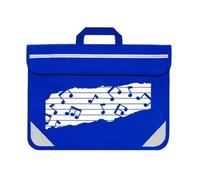 Mapac : Sacoche De Musique Duo - Notes De Musique (Bleu Nuit)