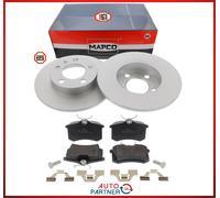 MAPCO Disques Charbon Revêtements pour VW Golf 4 Polo Audi A3 Arrière Pr 1KK 1KS