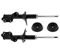 MAPCO Kit d'amortisseur Jambe de suspension Jeu Pression de gaz Système bitube Compatible avec HYUNDAI i10 PA 5461107000 546500X200 546600X000
